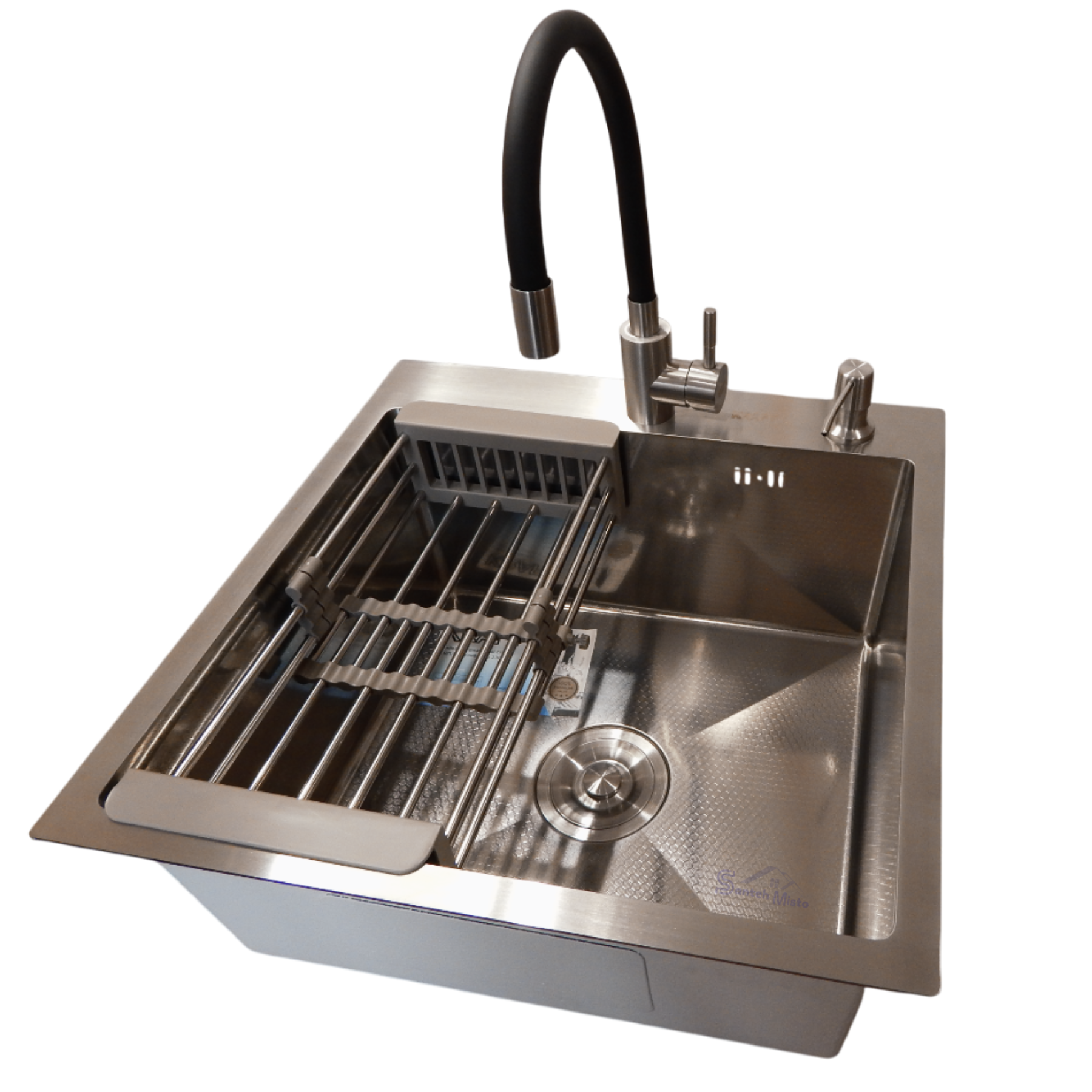 Комплект кухонной мойка Kraft KRF 5050 decor 3,0/1,0 мм (37571)