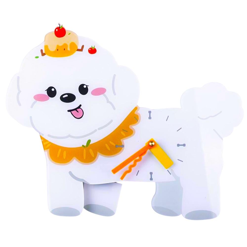 Часы настенные Бишон на батарейках 37х3х30 см (HP-3Y-6-307)