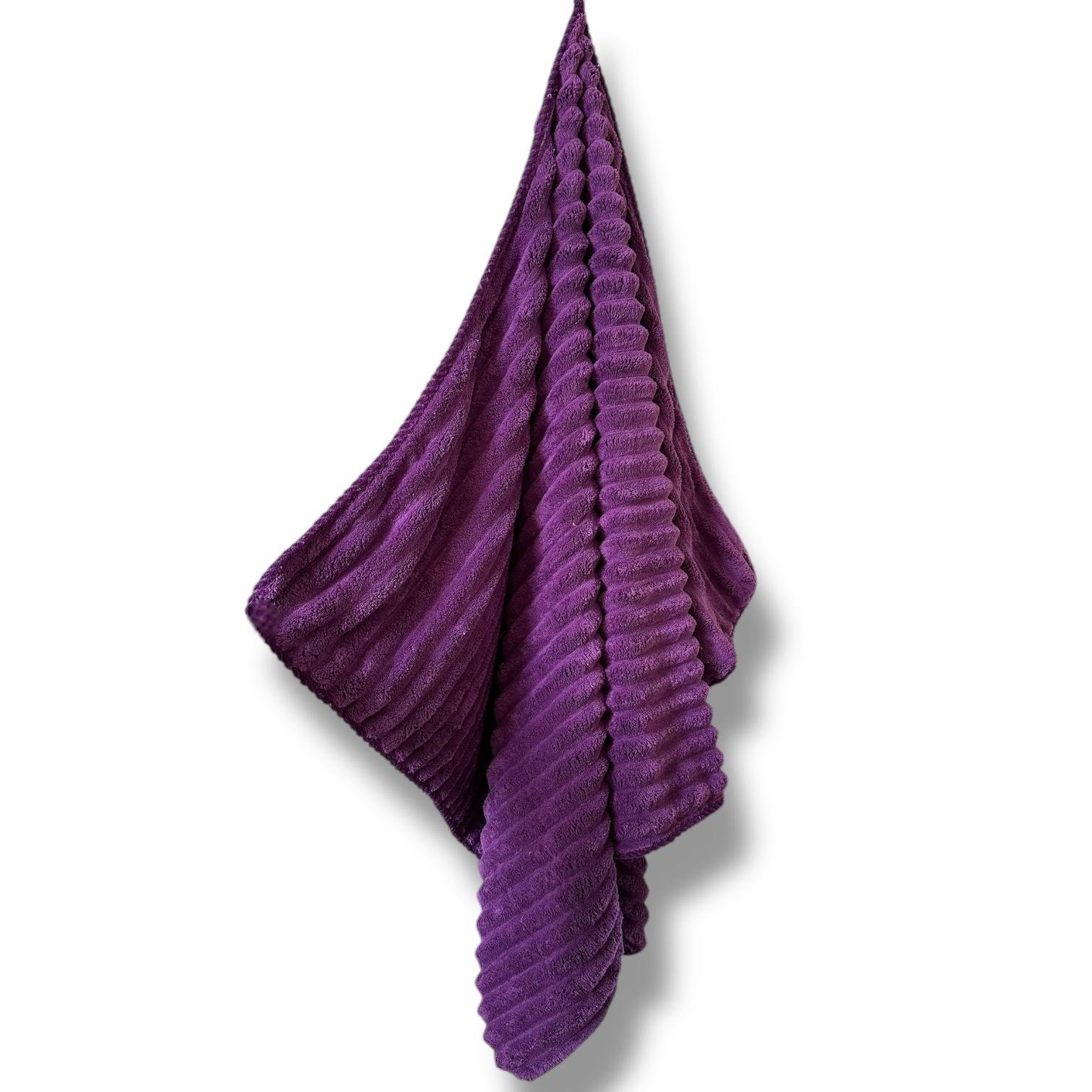 Рушник мікрофібра Malloory Home 80x160 см Темно-фіолетовий (6693-3) - фото 2 Рушник мікрофібра Malloory Home 80x160 см Темно-фіолетовий (6693-3) - фото 2