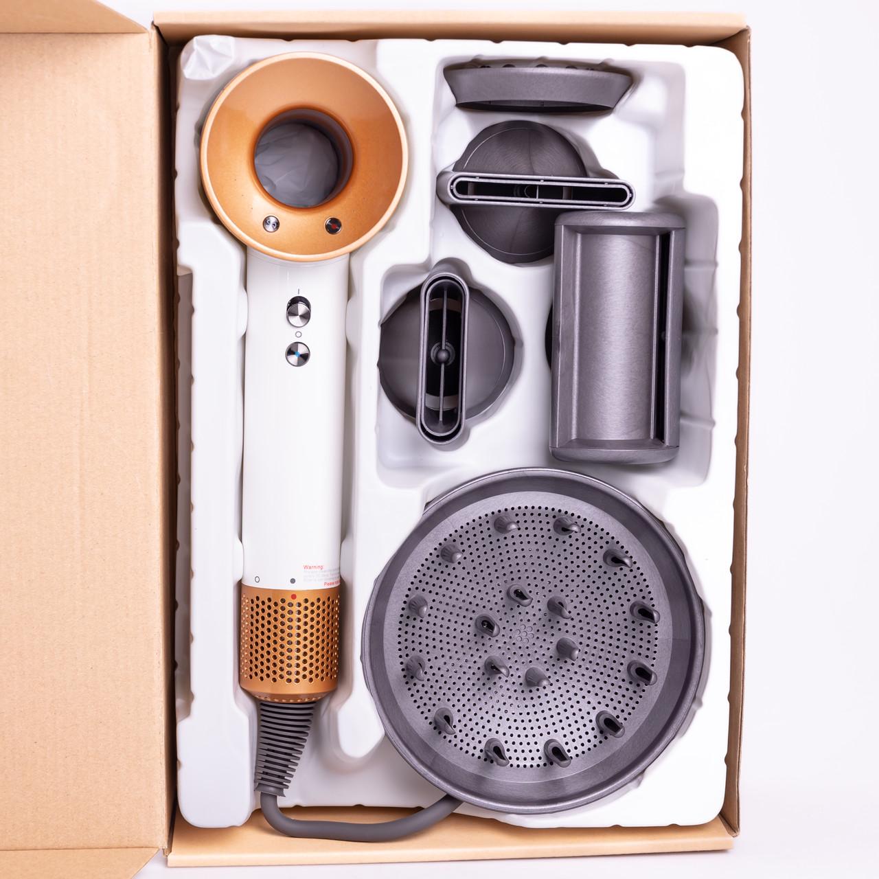 Фен стайлер для волос Supersonic Premium 5в1 1600 Вт 5 насадок 3 режима скорости с ионизацией Белый (PH770W) - фото 3 Фен стайлер для волос Supersonic Premium 5в1 1600 Вт 5 насадок 3 режима скорости с ионизацией Белый (PH770W) - фото 3