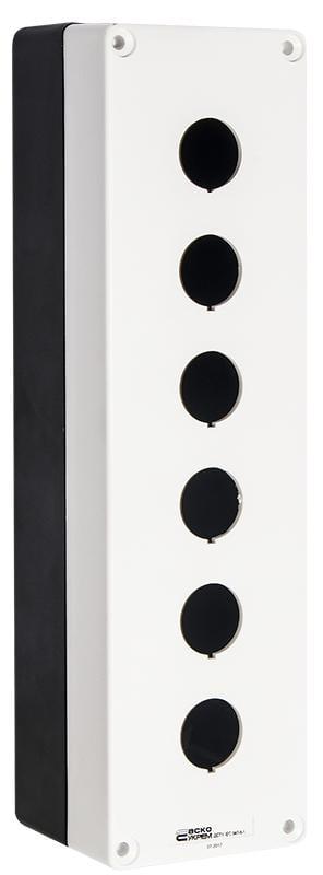 Корпус поста управления АСКО-УКРЕМ 6-местный HJ9-6 Белый (A0140020074)