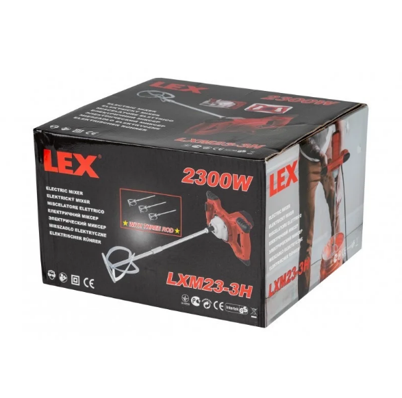 Миксер строительный LEX LXM23-3H - фото 4