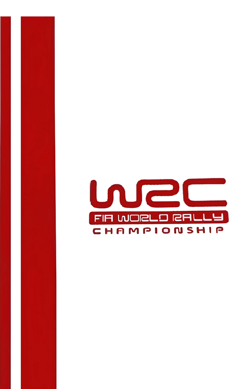 Наклейка на капот авто 1 полоска 108х15 см и Rally WRC 35х14 см Красный (1086102689)