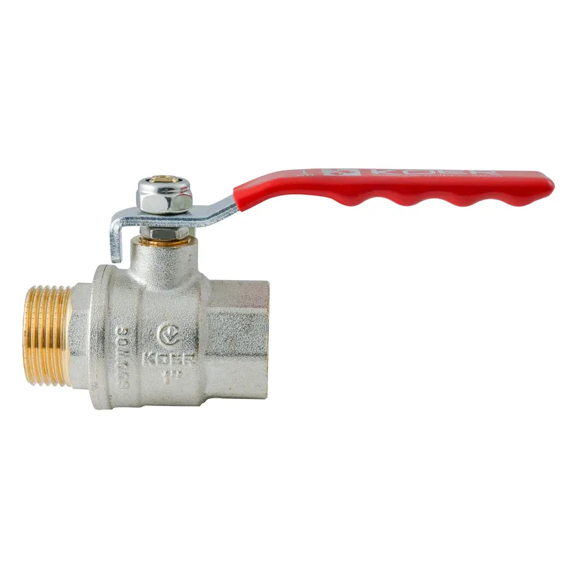 Кран шаровой ГШВ Koer Extreme KE.215-25 1" FM ручка вачка Красный (KR5752)