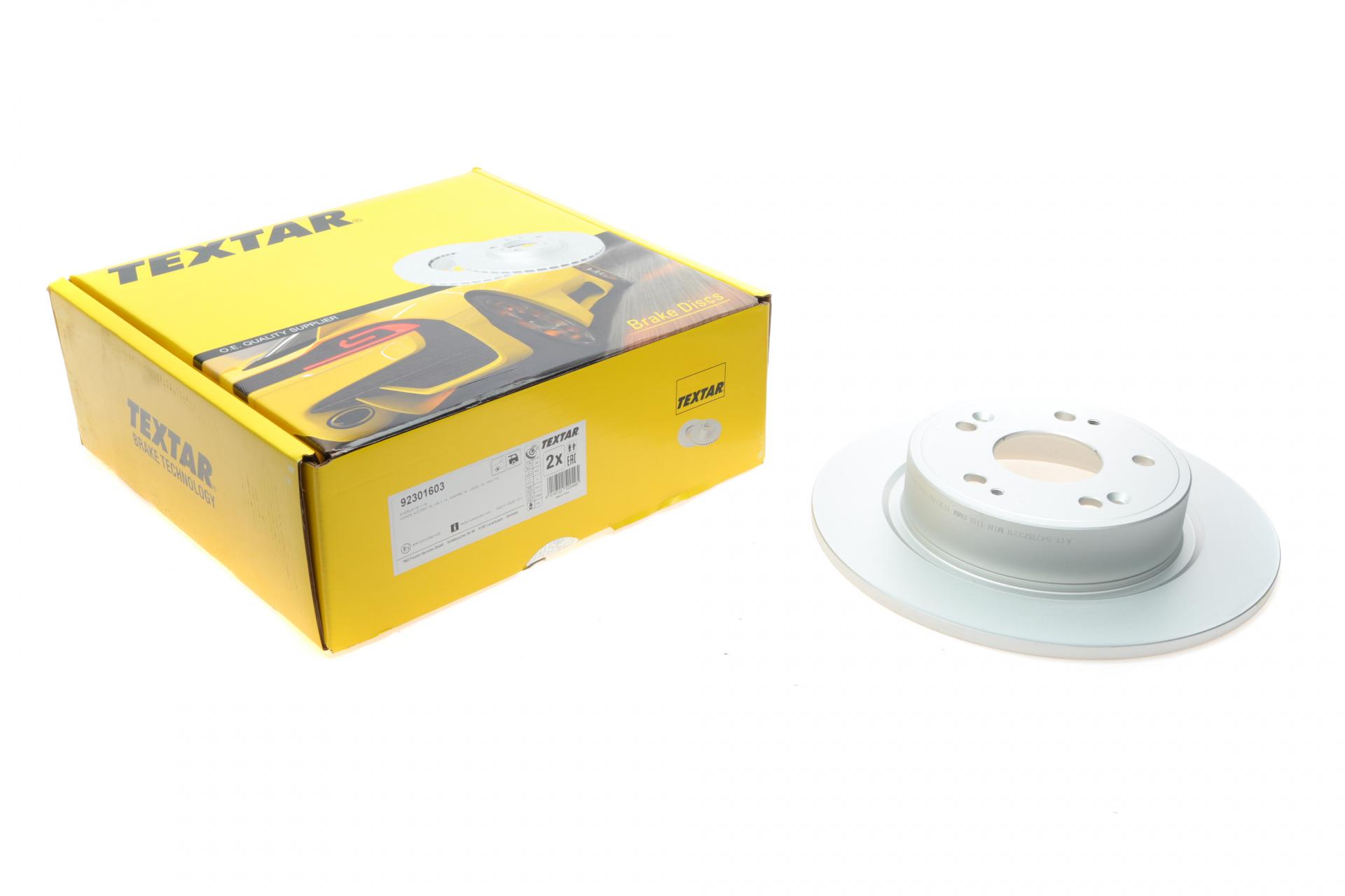 Диск тормозной задний TEXTAR для Honda Accord 18-/Hr-V 14- PRO 282x9 мм (92301603) Диск тормозной задний TEXTAR для Honda Accord 18-/Hr-V 14- PRO 282x9 мм (92301603)