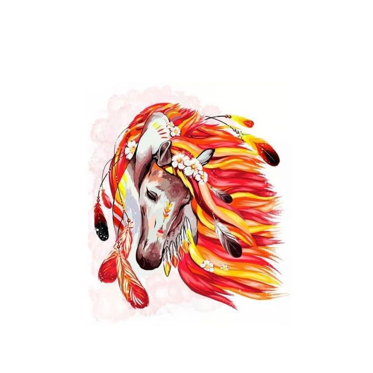 Картина по номерам Danko Toys Конь 40x50 см Разноцветный (PM-194-K-558)