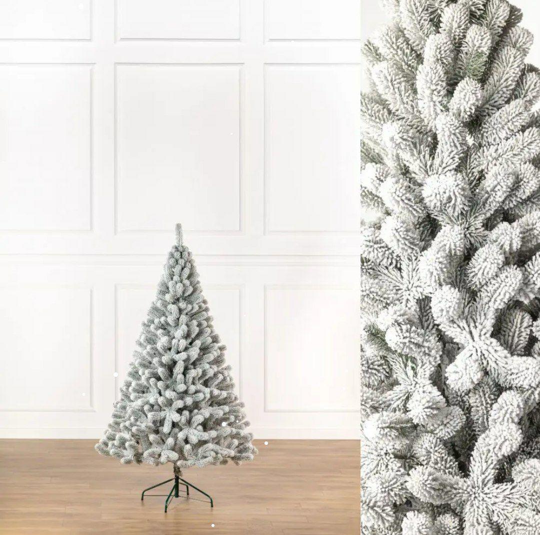 Штучна ялинка засніжена лита Президентська з металевою підставкою 1,80 м Білий (NYT15066) - фото 8 Штучна ялинка засніжена лита Президентська з металевою підставкою 1,80 м Білий (NYT15066) - фото 8