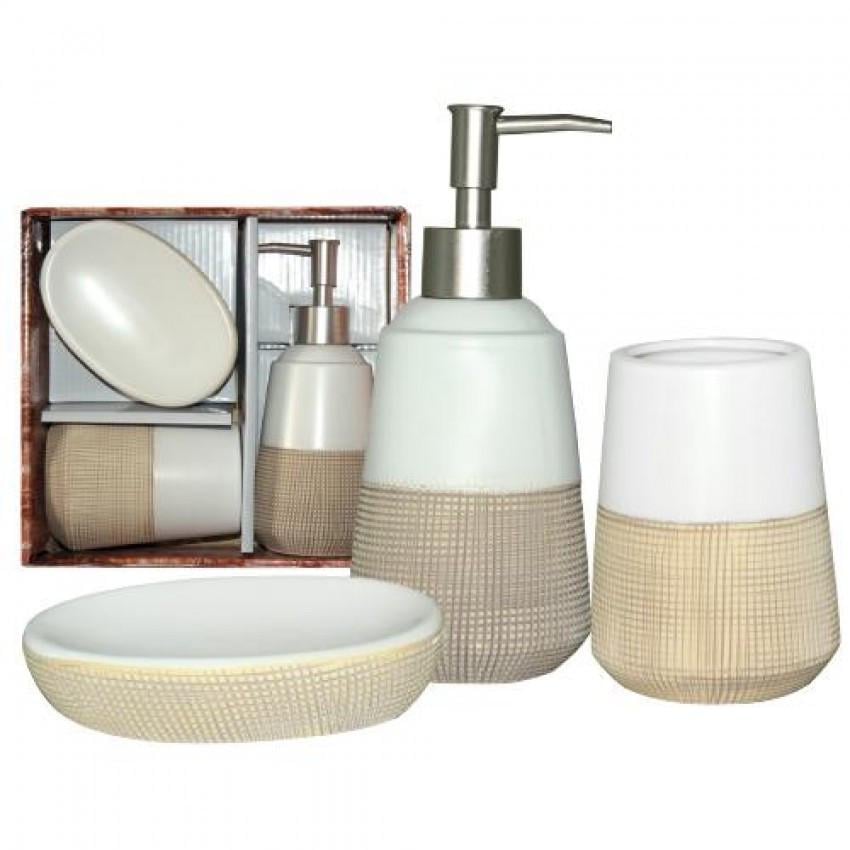 Набор аксессуаров для ванной комнаты S&T 887-08-01 Rest 3 пр. (1304714380)