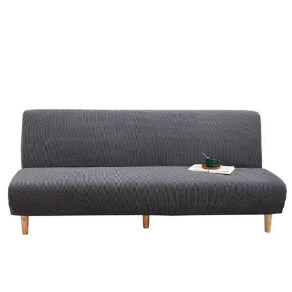 Чехол для дивана Slavich без подлокотников жаккард M Графитовый (24089060)