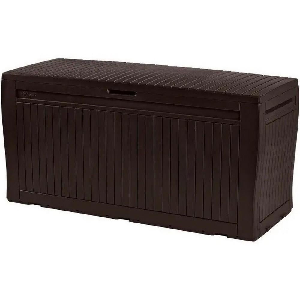 Ящик-скринька садова Keter Comfy Storage Box 270 л Коричневий (230407)