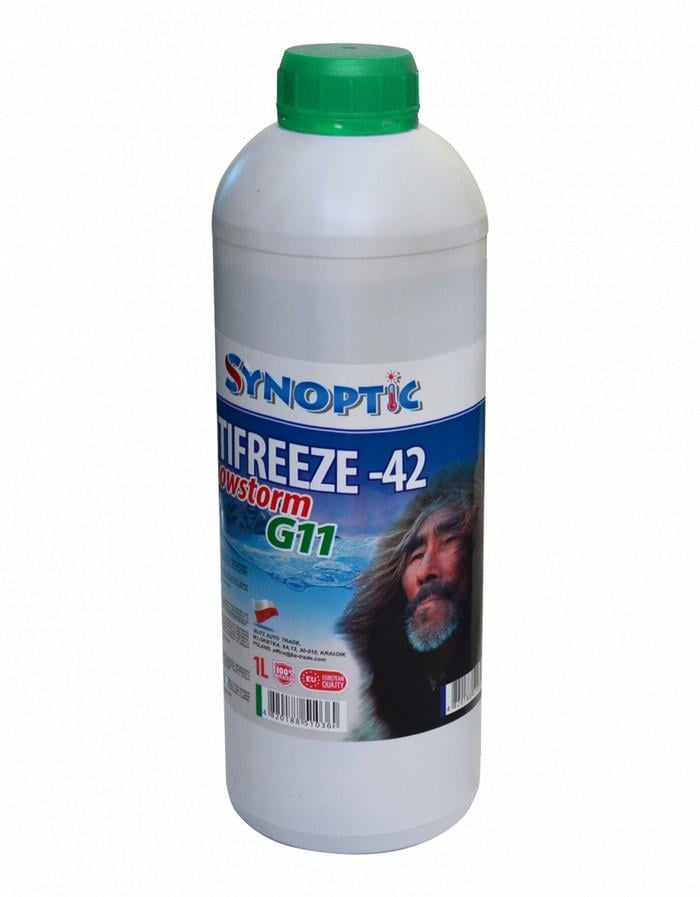 Антифриз Synoptic Snowstorm G11 до-42°C 1 л Зеленый (25104)
