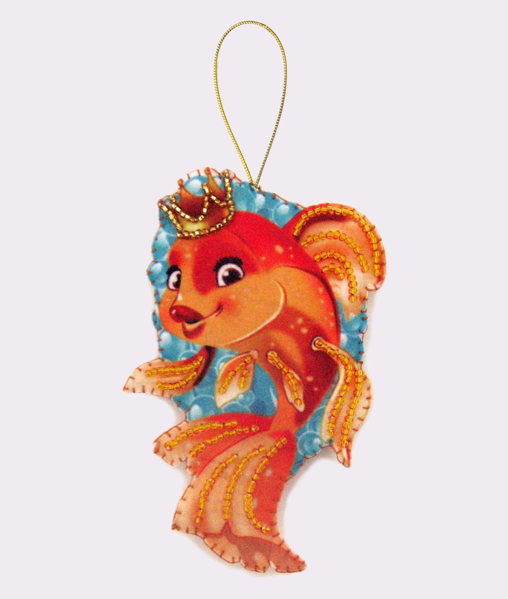 Набір для вишивання бісером BUTTERFLY F099 Золота рибка 12х8 см (F099)