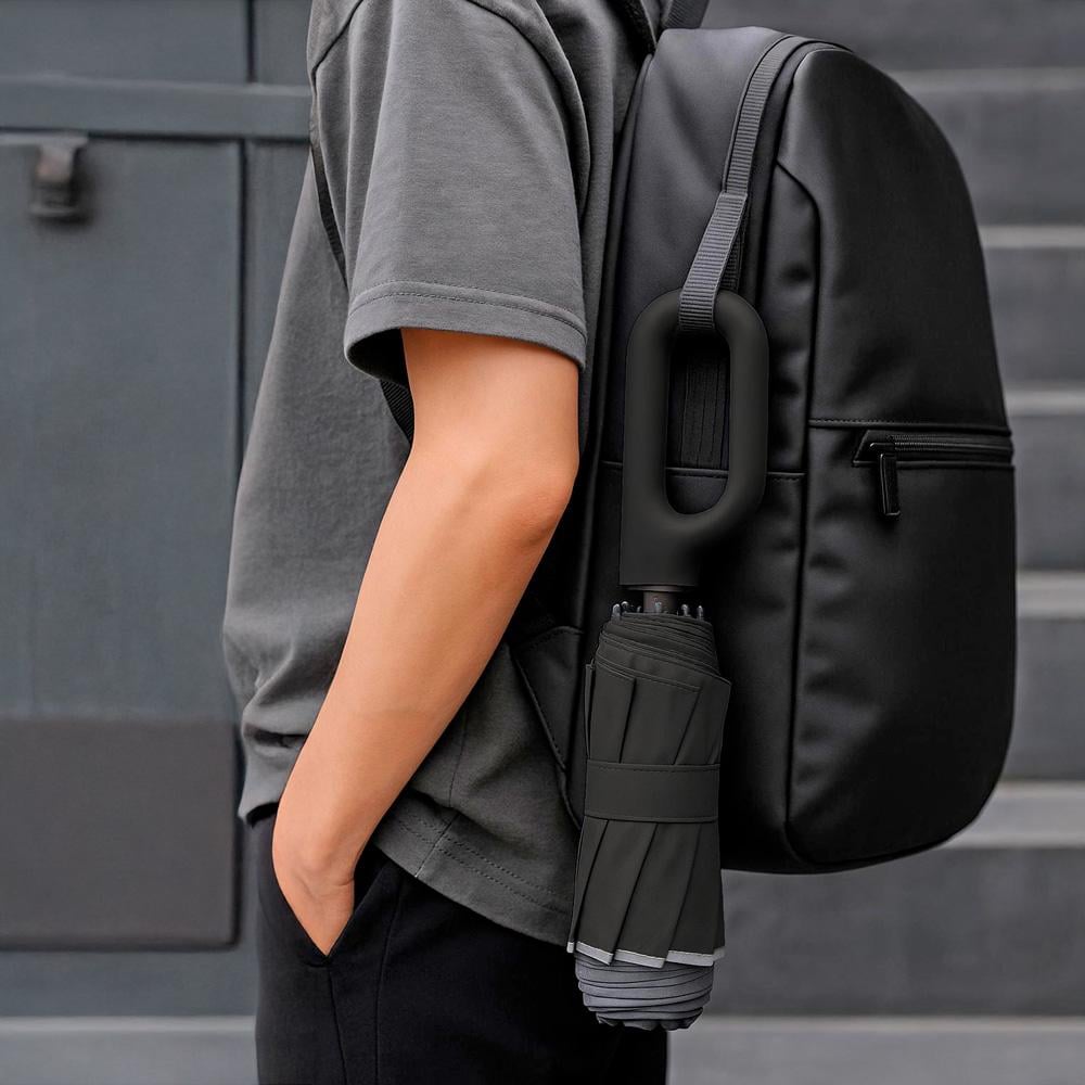 Зонтик автоматический LOSSO ClipX Черный (521031164) - фото 5