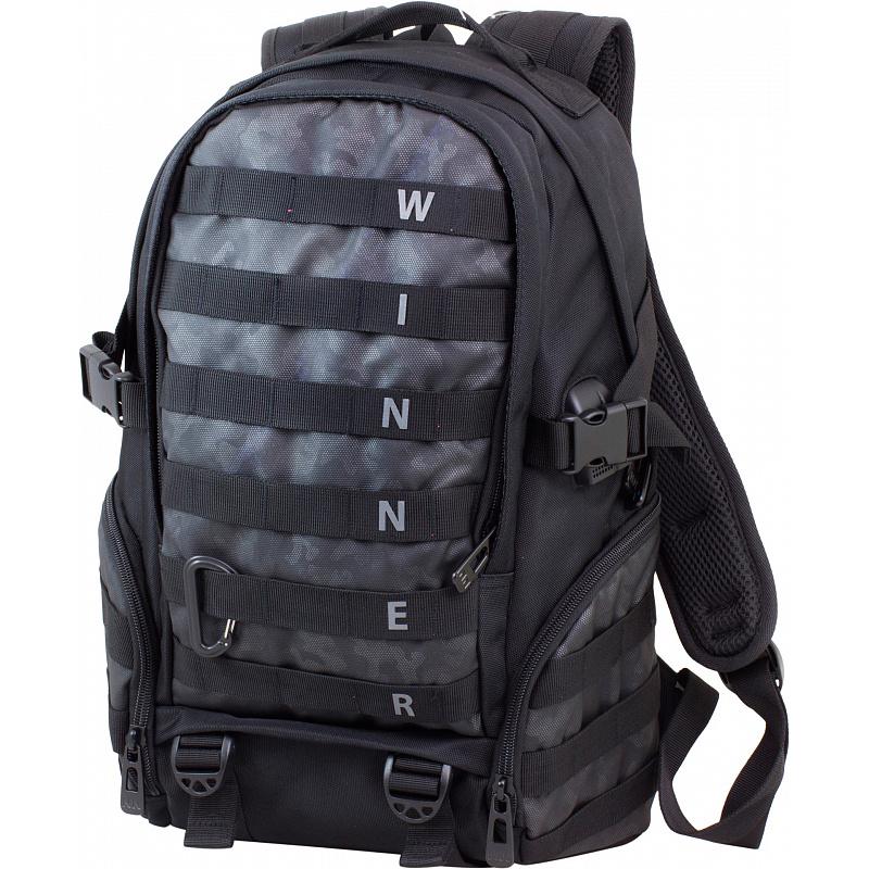 Рюкзак Winner Stile 30х14х44 см Черно-серый (407)