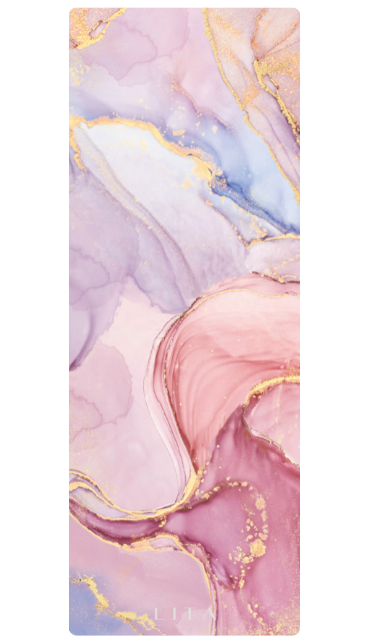 Коврик для йоги и фитнеса Lita Pink Flow микрофибра/каучук 183х68х0,3 см (20715675) - фото 1 Коврик для йоги и фитнеса Lita Pink Flow микрофибра/каучук 183х68х0,3 см (20715675) - фото 1