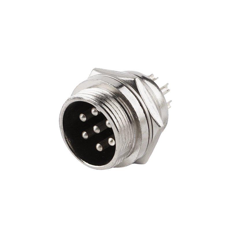 Штекер GX20 7pin монтажный (A709027)