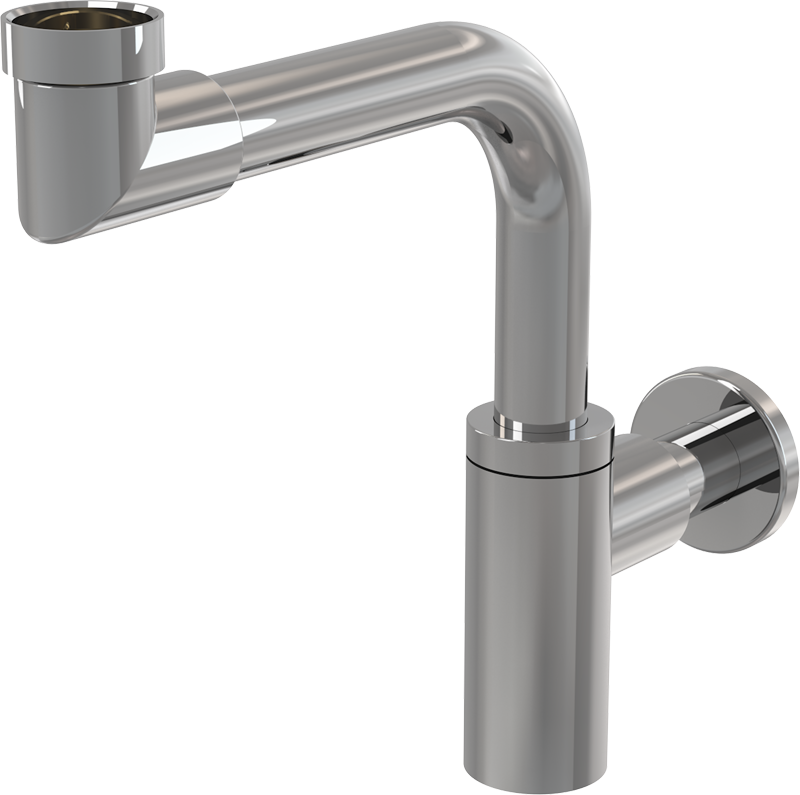Сифон для умывальника Alca Plast DESIGN A403 5/4" d 32 мм (SW-99466)