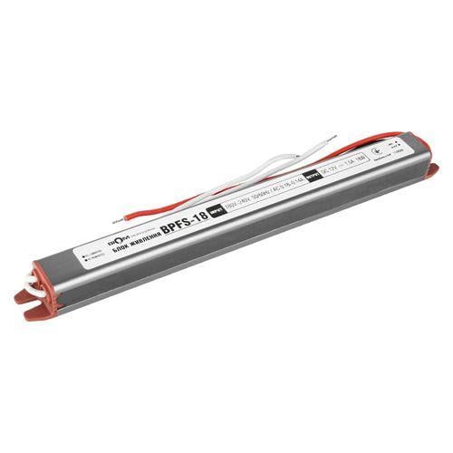 Блок питания Biom Professional DC12 18 Вт 1,5 А BPFS-18-12 stick герметичний (00-00019653)