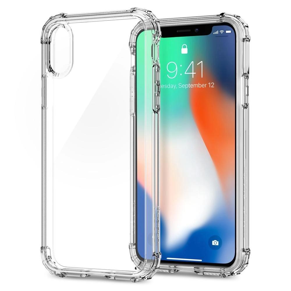Чехол прозрачный противоударный Spigen Crystal Shell 057CS22141 для Iphone X/XS