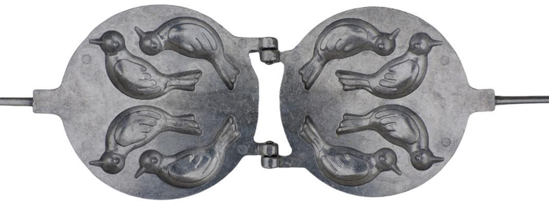 Форма для выпечки алюминиевая Печенье Птички с деревянной ручкой - фото 5 Форма для выпечки алюминиевая Печенье Птички с деревянной ручкой - фото 5