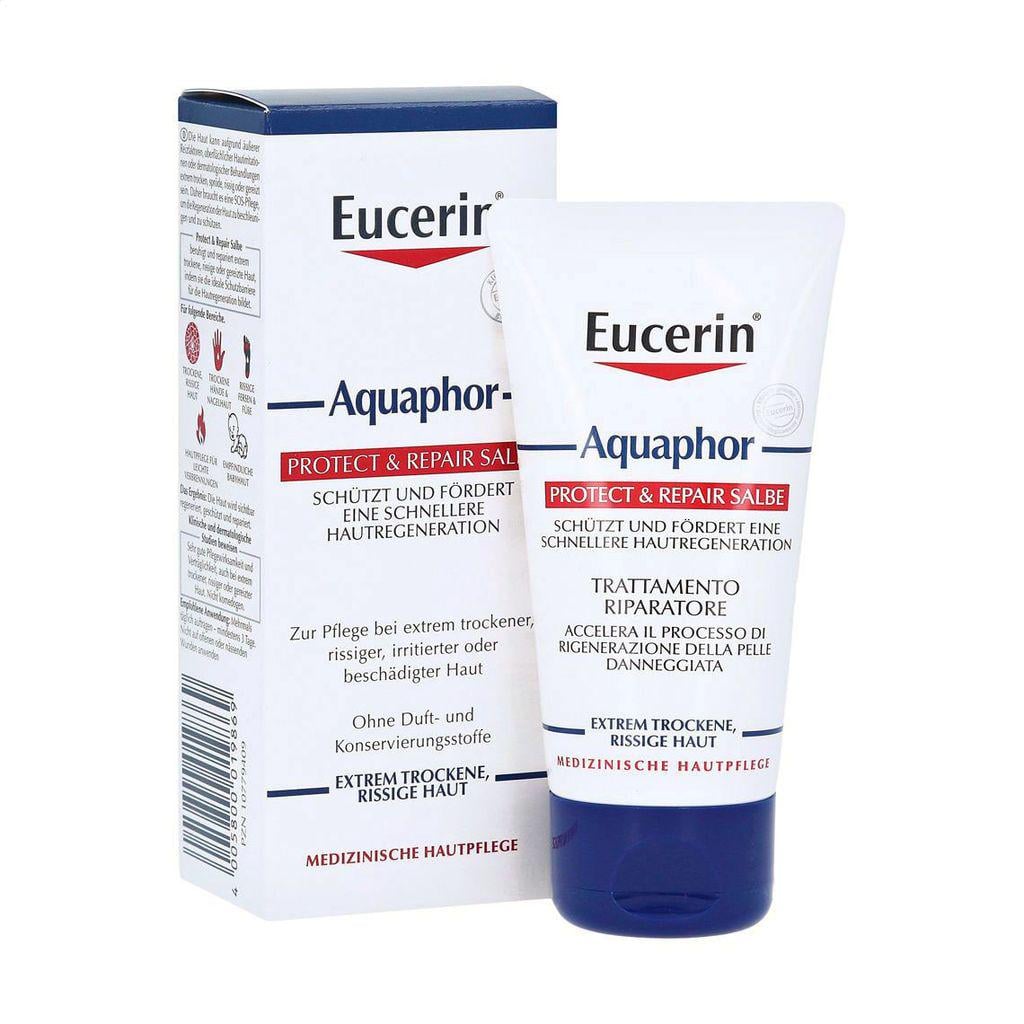 Бальзам для чрезвычайно сухой потрескавшейся и раздраженной кожи Eucerin Aquaphor Protect & Repair Salbe 45 мл