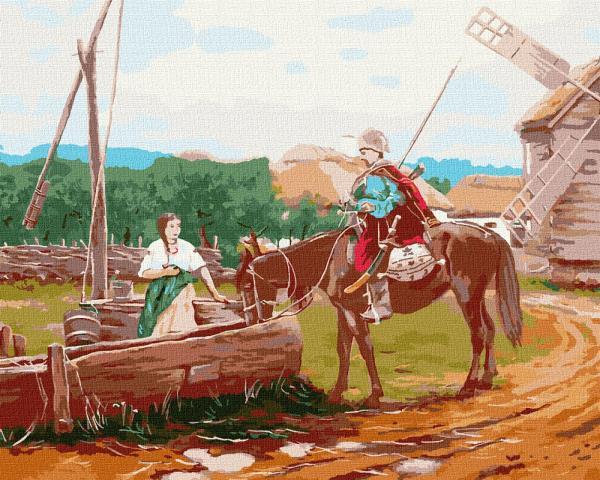 Картина по номерам Идейка Люди Возвращение домой 40х50 см в термопакете (КНО4803-mt)