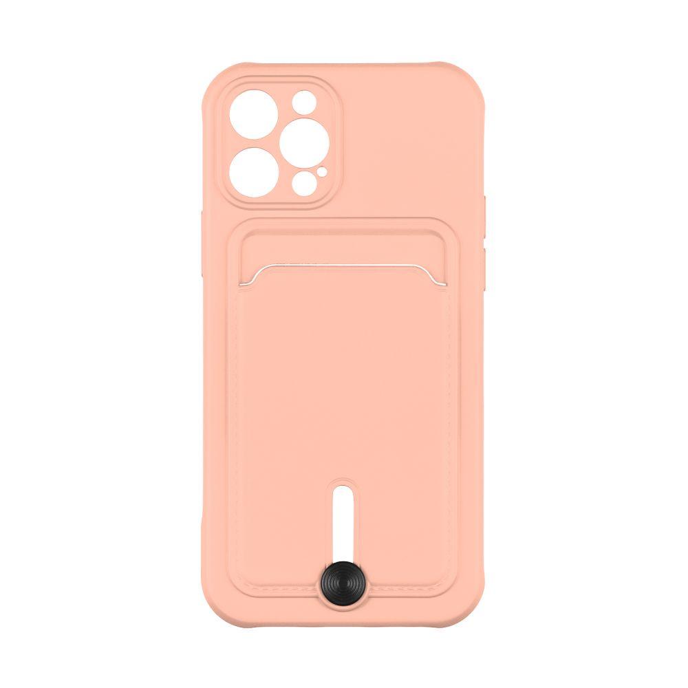 Чехол Epik Colorfull Pocket Card с карманом для карт для iPhone 12 Pro Pink Sand