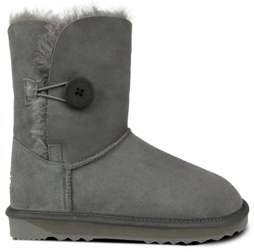Уггі жіночі середні замша з гудзиком Ugg Short Bailey Button Bling Grey Suede 2 Сірий (13361) Уггі жіночі середні замша з гудзиком Ugg Short Bailey Button Bling Grey Suede 2 Сірий (13361)