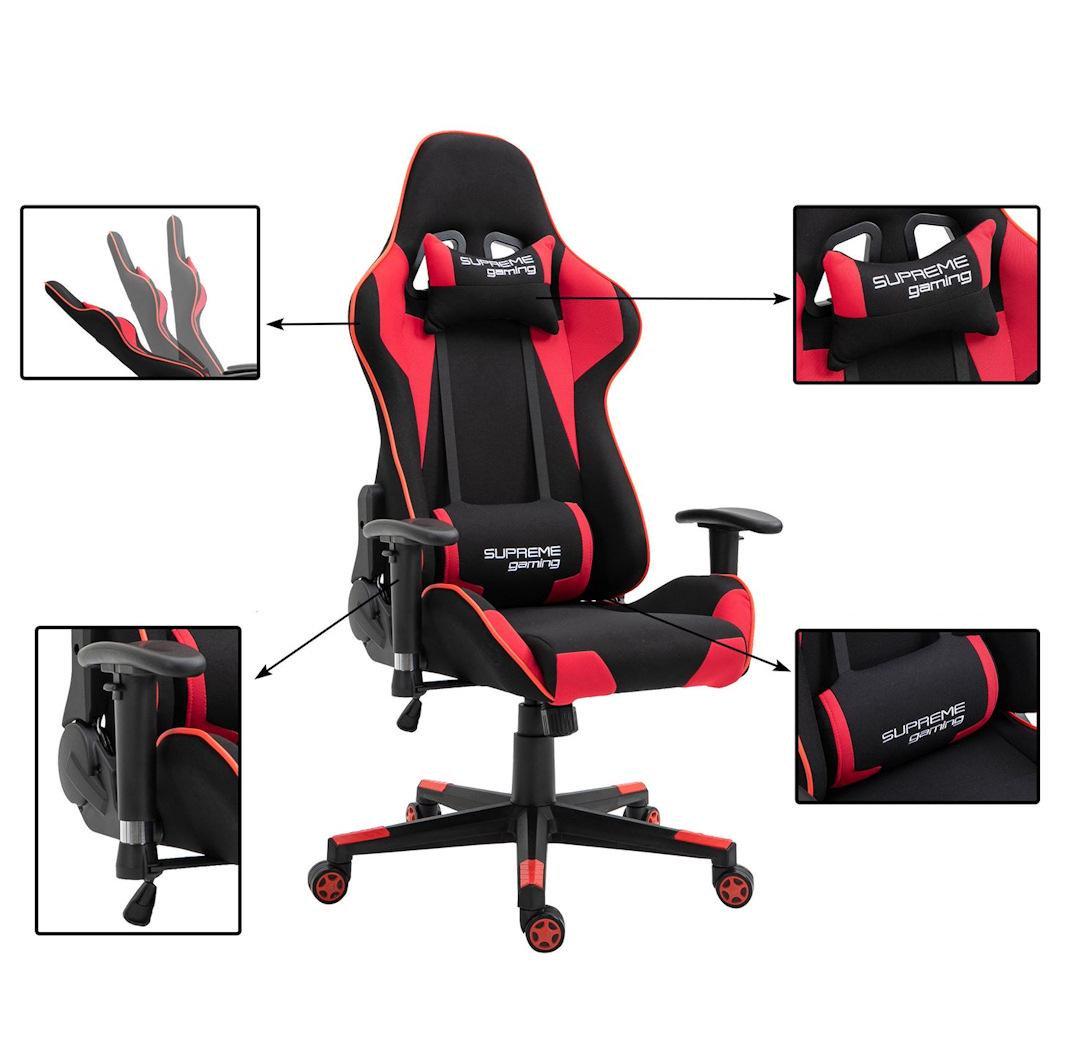 Кресло компьютерное BOOST PlayMaker 94557 Черно-красный - фото 4 Кресло компьютерное BOOST PlayMaker 94557 Черно-красный - фото 4