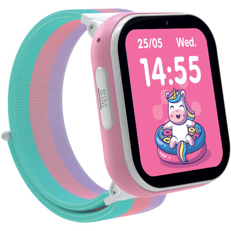 Смарт-годинник дитячий Gelius GP-PK008 Rainbow з GPS/4G White (98500) - фото 11