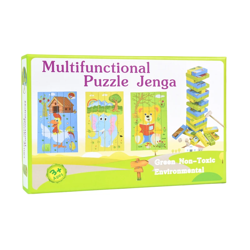 Настільна гра Strateg Дерев'яна джанга пазл Multifunctional Puzzle Jenga (30980)
