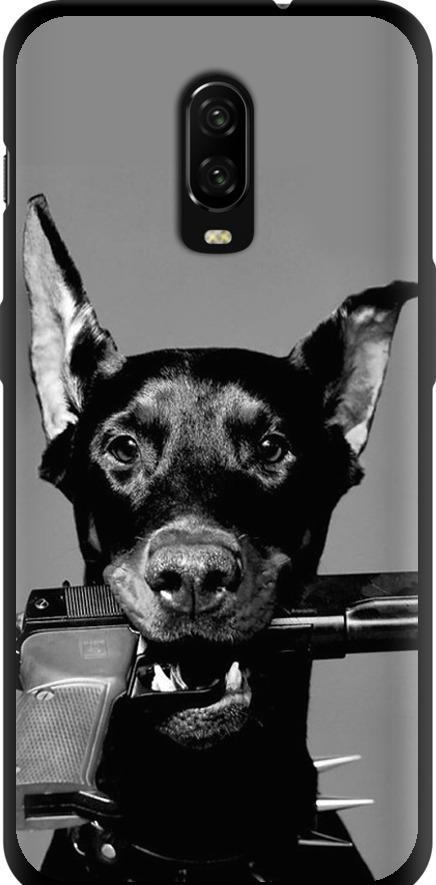 Чехол на OnePlus 6T Доберман (2745b-1587-42517) Чехол на OnePlus 6T Доберман (2745b-1587-42517)