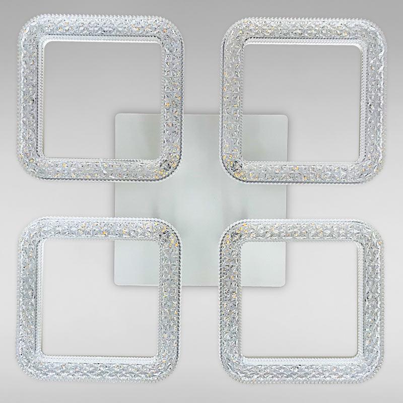 Потолочная люстра LED Light House SC-1802/4C 144W 2.4G 530х530х90 мм Белый 