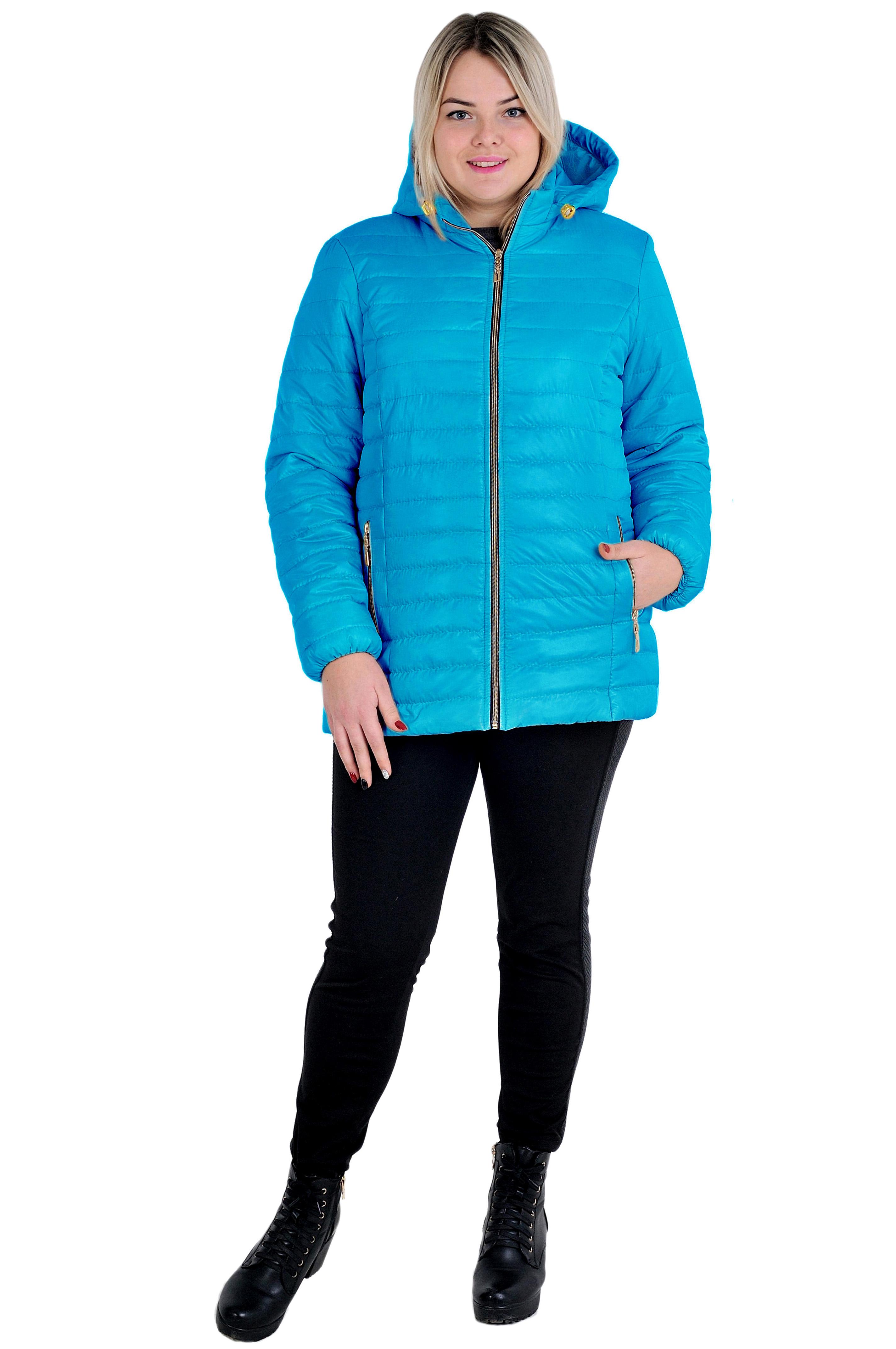 Куртка женская Леди р. 66 Бирюзовый (№3504-бр-мк)