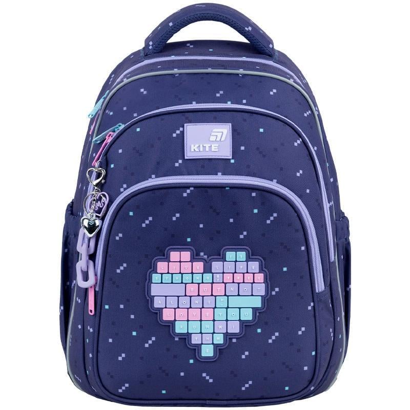 Школьный рюкзак KITE Education Type Love 39x29,5x14,2 см 15 л Синий (K26-763M-2)
