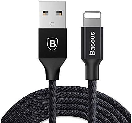 Кабель для зарядки смартфона Baseus Yiven USB-Lightning 2 А 1,2 м Чорний - фото 1