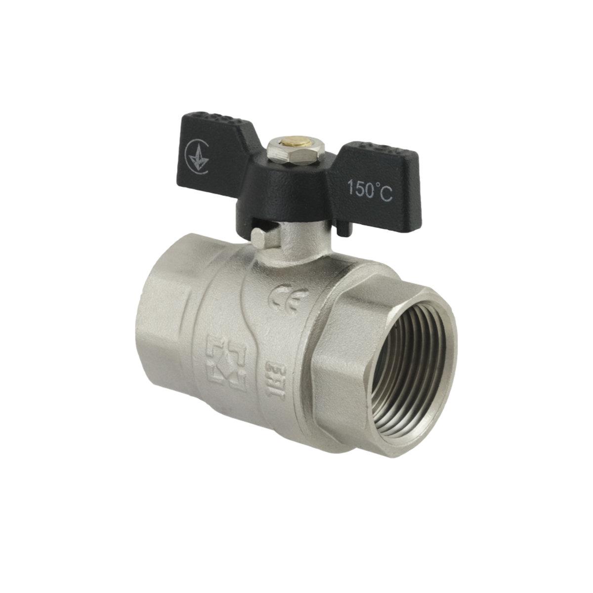 Кран шаровой Raftec PN40 ВВ 1 ручка Black (SW-51389)