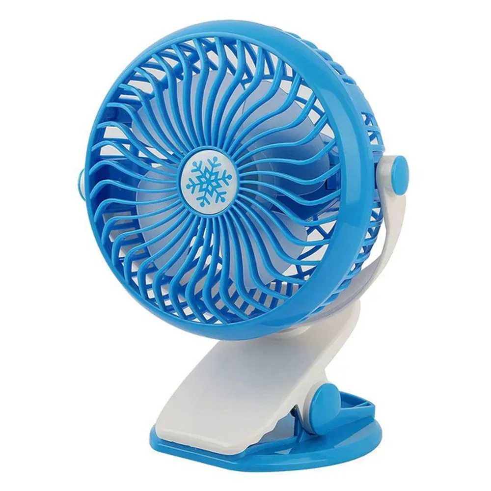Вентилятор-міні акумуляторний LY-582 з прищіпкою та USB для дому/офісу/подорожей (6-18-205733)