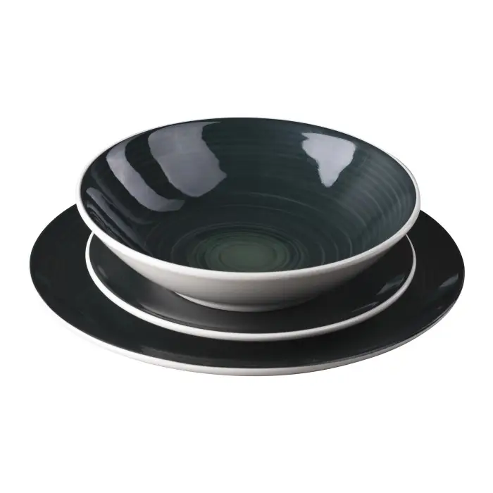 Сервіз столовий Bergner Excalibur green BG-10243-GR 12 пр. Зелений (8-6-5135324)