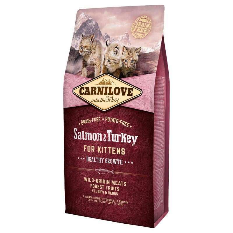 Корм сухой CARNILOVE Cat Salmon & Turkey For Kittens 6 кг (27976072) Корм сухой CARNILOVE Cat Salmon & Turkey For Kittens 6 кг (27976072)