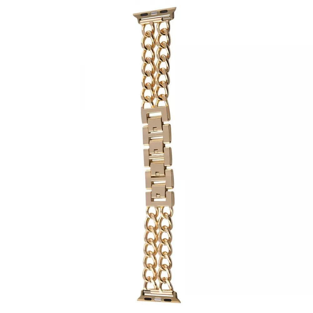 Ремешок PRC для смарт-часов Apple Watch Metal Chain 38/40/41 мм Gold (13968093)