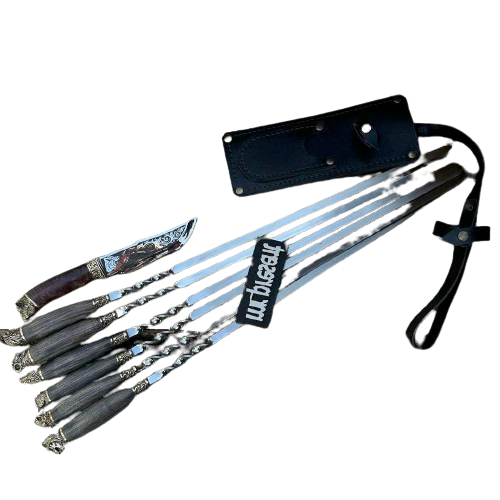 Набір шампурів Кабан №2 для шашлику та барбекю