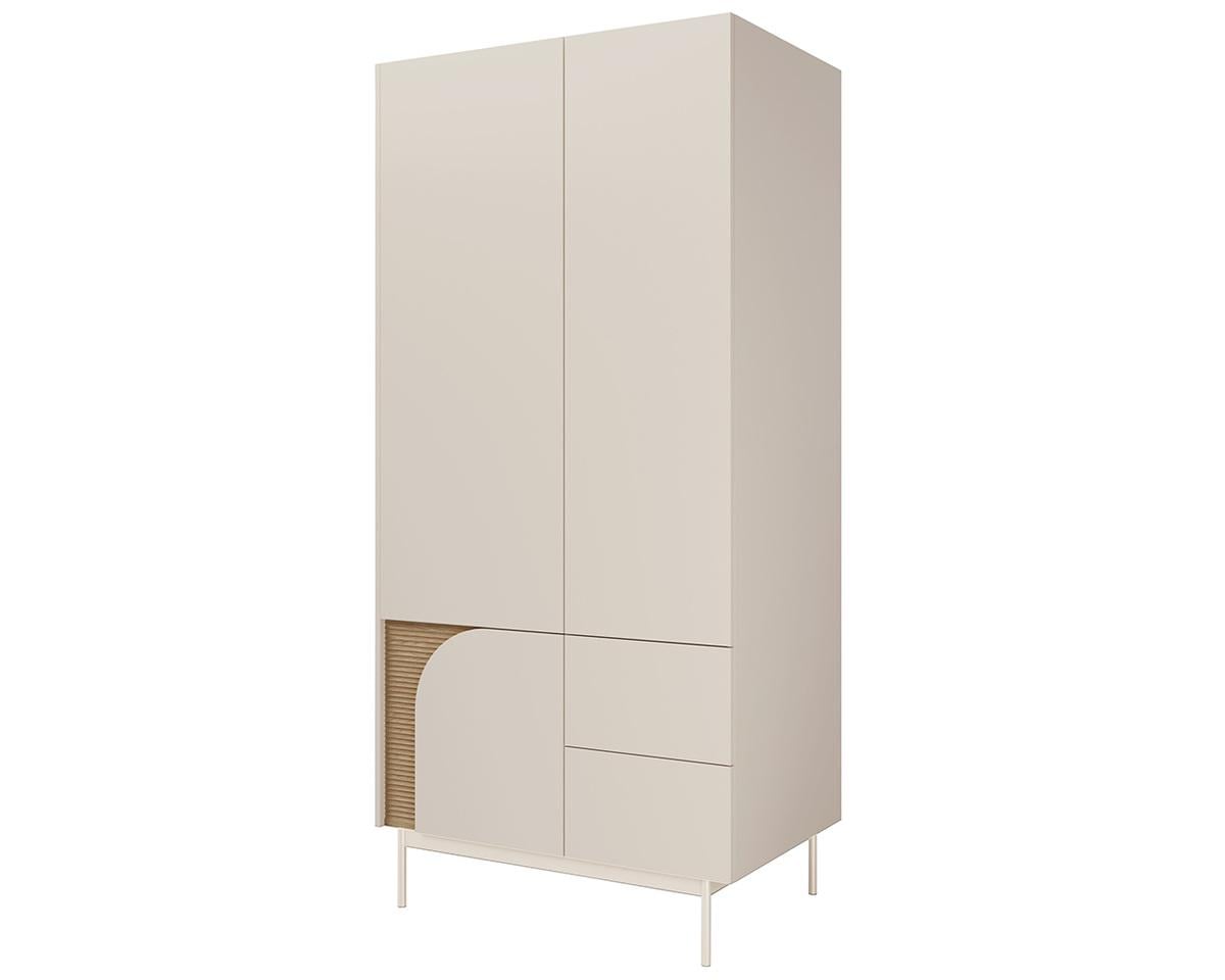 Шкаф распашный двухдверный Jurek CARMEN REG 1 из ЛДСП Макадамия/Дуб весенний (59986) Шкаф распашный двухдверный Jurek CARMEN REG 1 из ЛДСП Макадамия/Дуб весенний (59986)