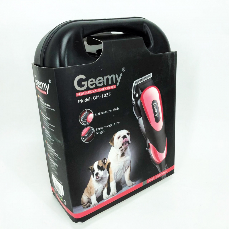 Машинка для стрижки тварин Geemy GM-1023 набір (tf7462) - фото 11 Машинка для стрижки тварин Geemy GM-1023 набір (tf7462) - фото 11