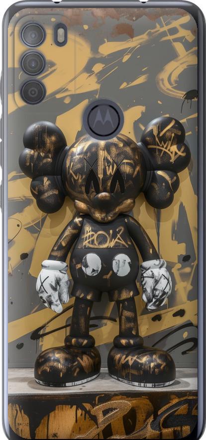 Чехол на Motorola G50 Bronze kaws (6097u-2354-42517)