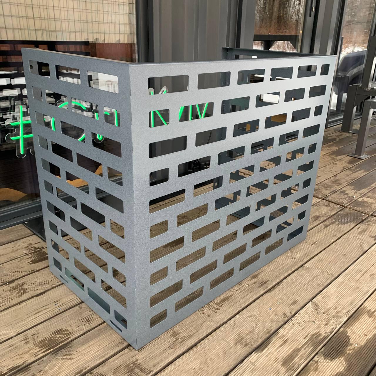 Корзина перфорированная КФП-3,2 Кирпич декоративный фасадный 900х700х500 мм для блоков климатического оборудования (2006816575/К0488) - фото 6 Корзина перфорированная КФП-3,2 Кирпич декоративный фасадный 900х700х500 мм для блоков климатического оборудования (2006816575/К0488) - фото 6