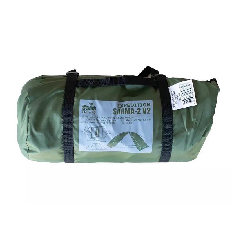 Палатка двухместная Tramp Sarma 2 v2 Green (UTRT-030-green) - фото 7