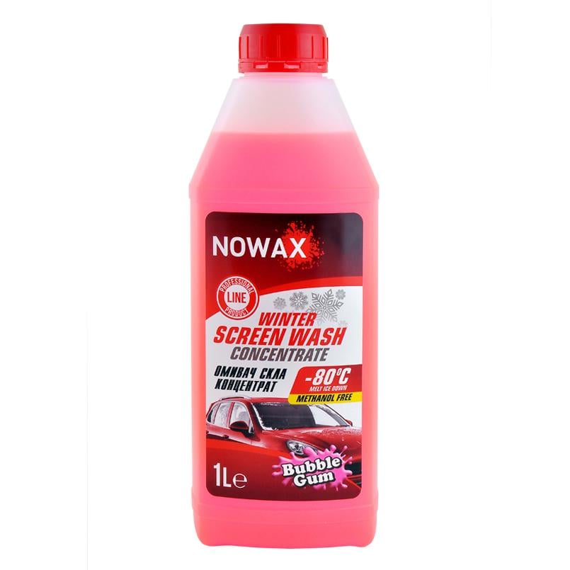 Склоомивач зимовий Nowax Winter Screen Wash Concentrate NX01171 -80°C Bubble Gum 1 л (12562129) - фото 1