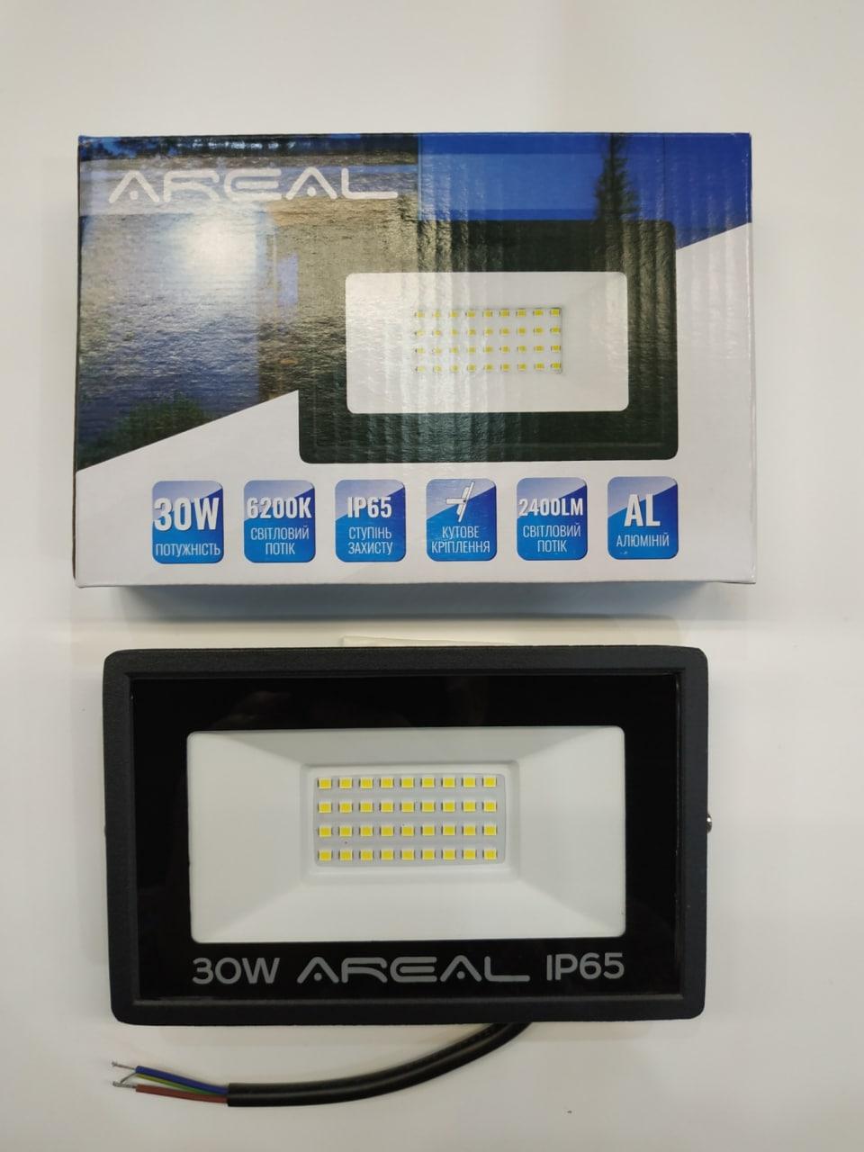 Прожектор світлодіодний AREAL PR-30W 6200К 220 V IP65 - фото 5 Прожектор світлодіодний AREAL PR-30W 6200К 220 V IP65 - фото 5