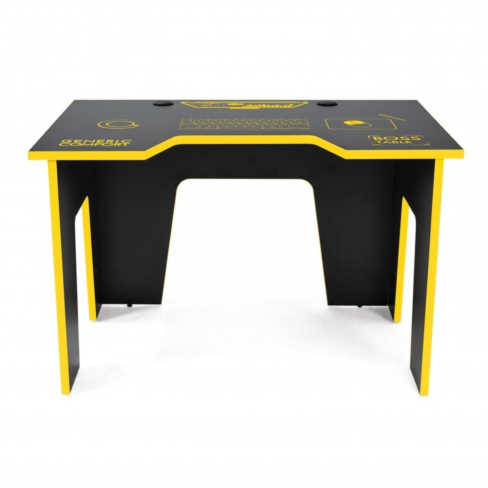 Геймерский стол ХGamer Generic Office 3 Boss Черный с желтым (ГСXGGO3B)